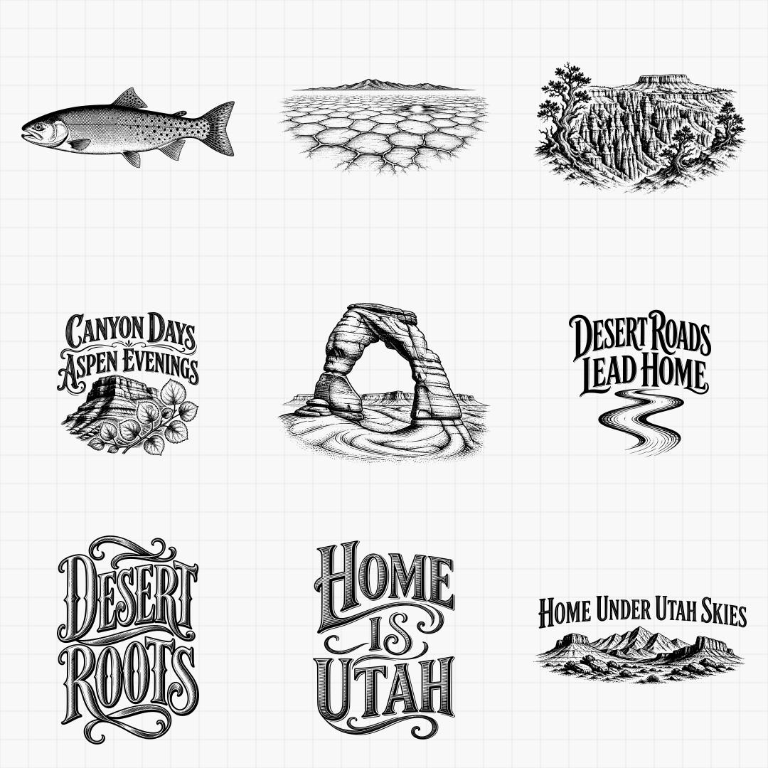 Utah State Pride & Travel Designs - Thumbnail 2