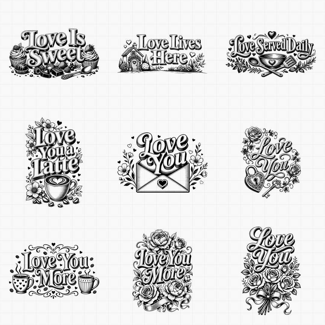 Valentine's Day Cutting Board Sayings - Thumbnail 3