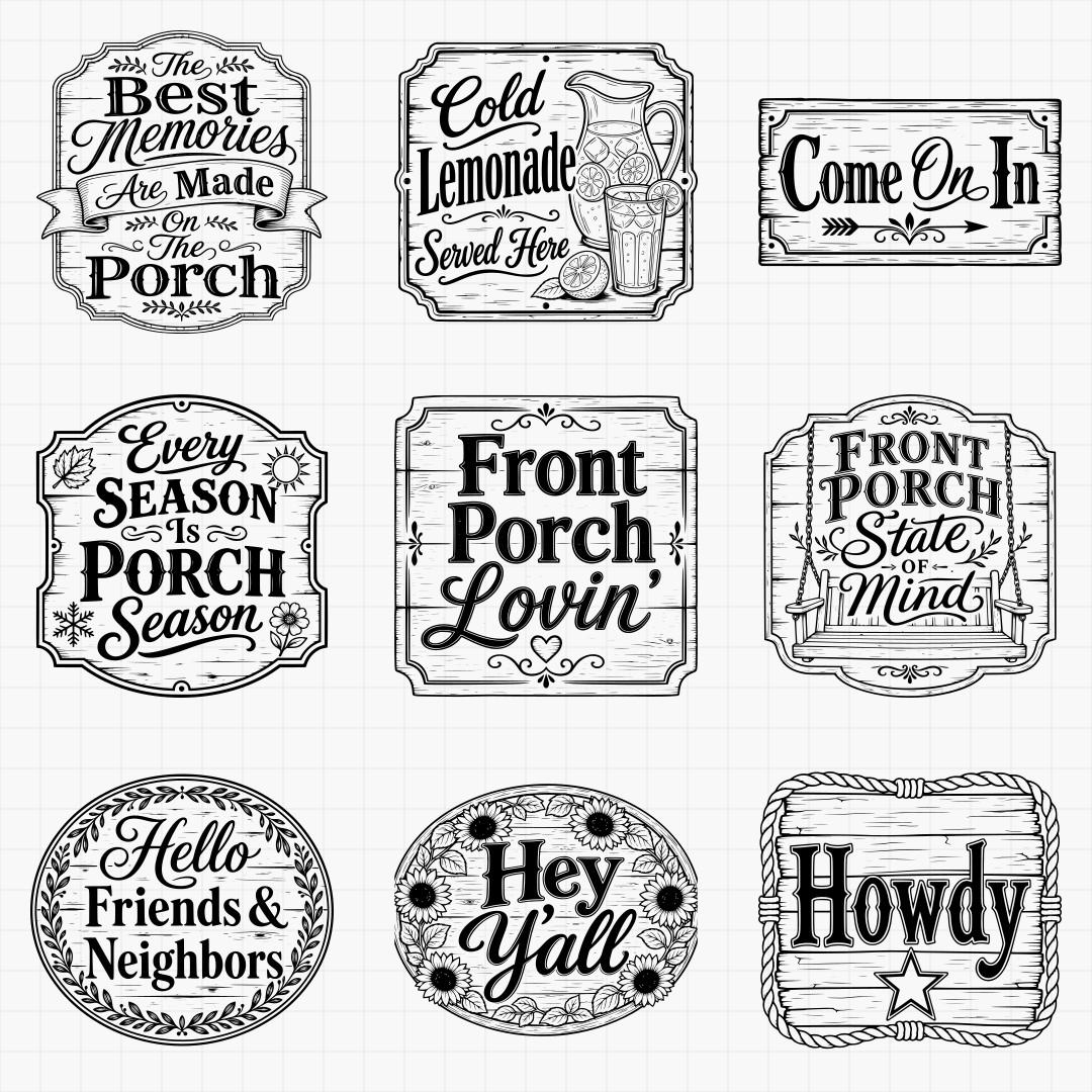 Vintage Porch Signs - Thumbnail 2