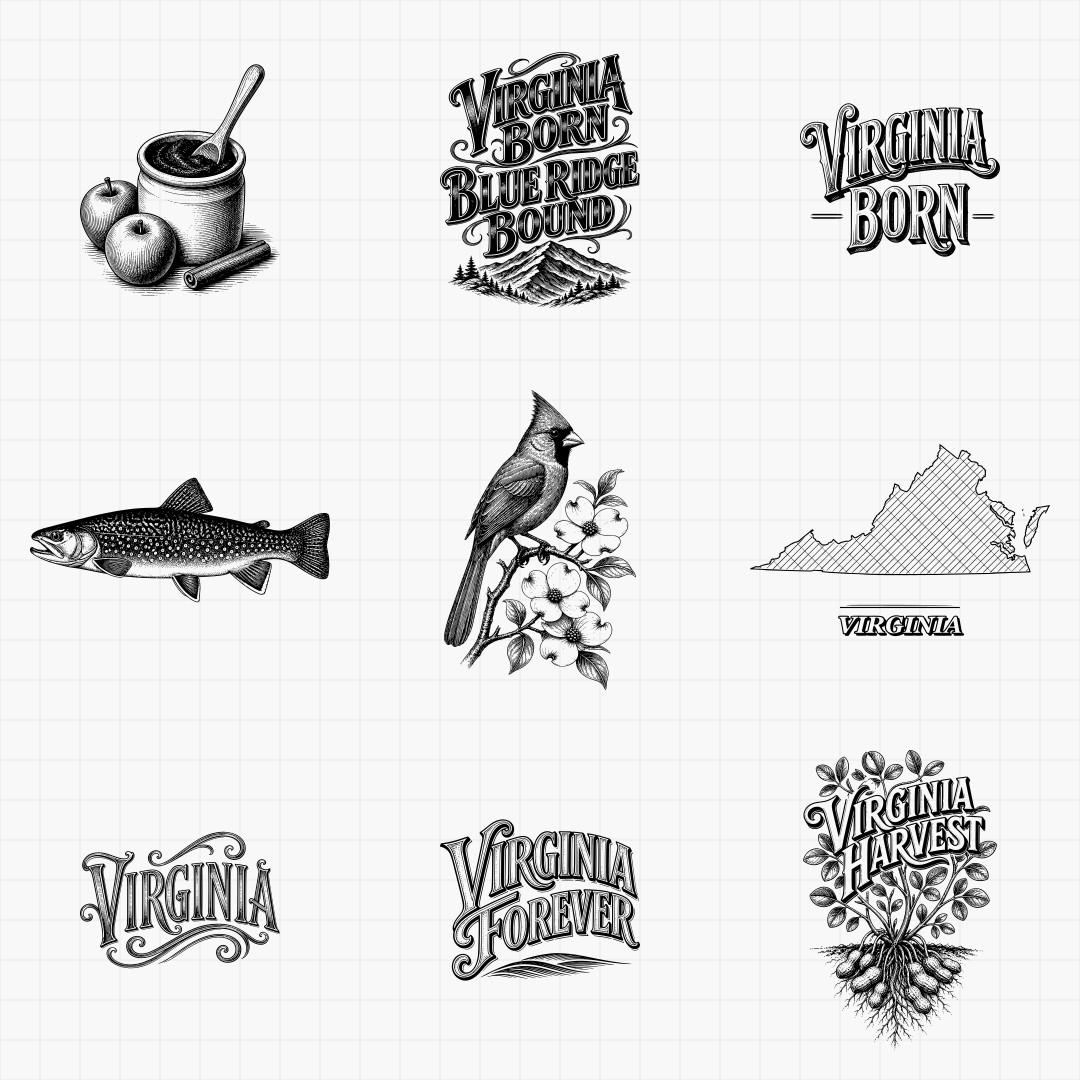Virginia State Pride & Travel Designs - Thumbnail 4
