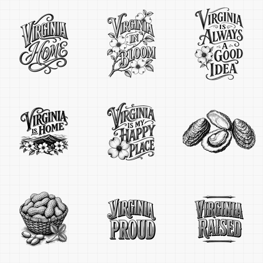 Virginia State Pride & Travel Designs - Thumbnail 5