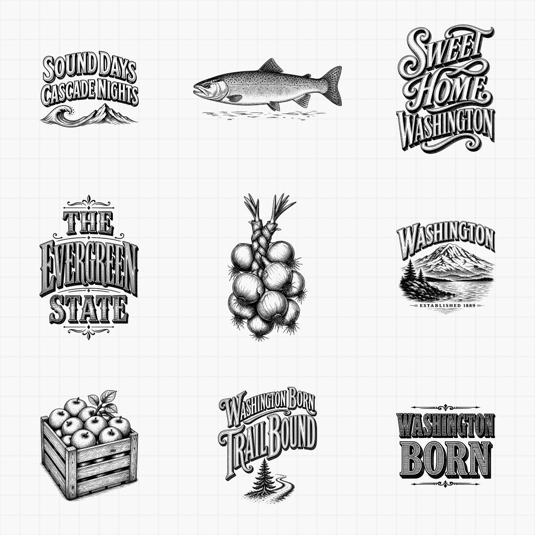 Washington State Pride & Travel Designs - Thumbnail 4