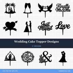 Wedding Cake Topper Designs