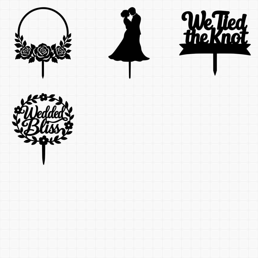 Wedding Cake Topper Designs - Thumbnail 5