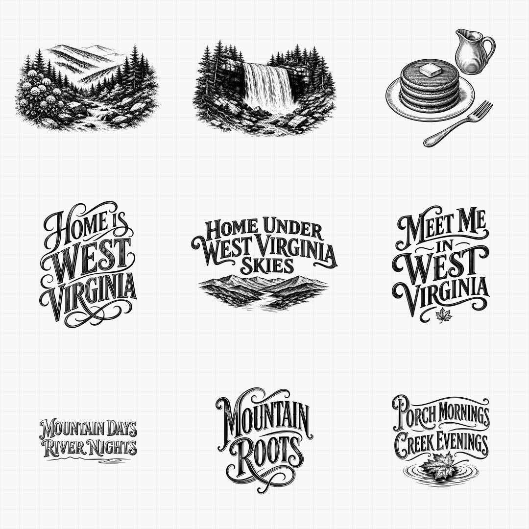 West Virginia State Pride & Travel Designs - Thumbnail 2