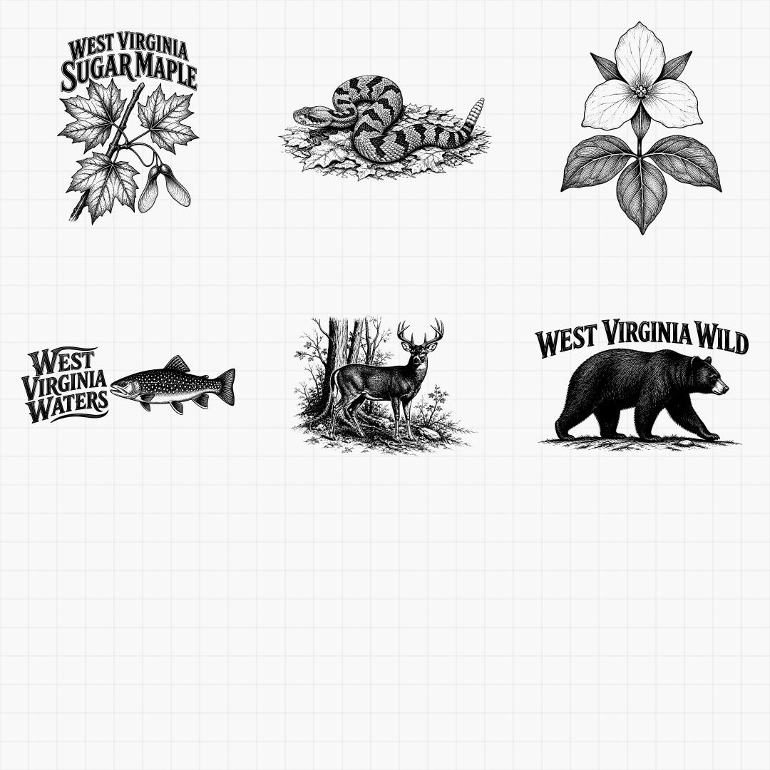 West Virginia State Pride & Travel Designs - Thumbnail 6