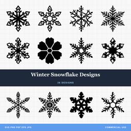 Winter Snowflake Designs