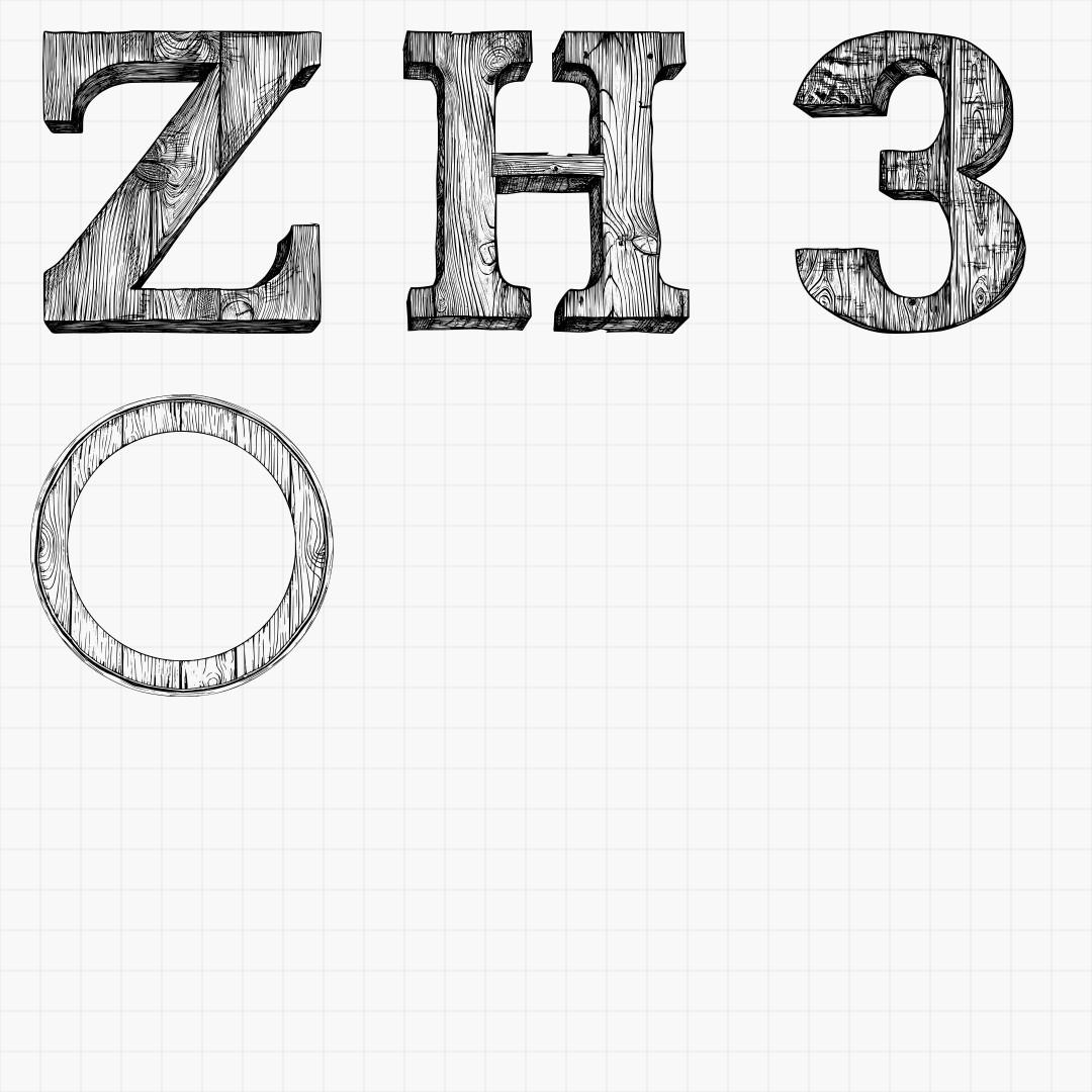 Wood Letters Design Pack - Thumbnail 6