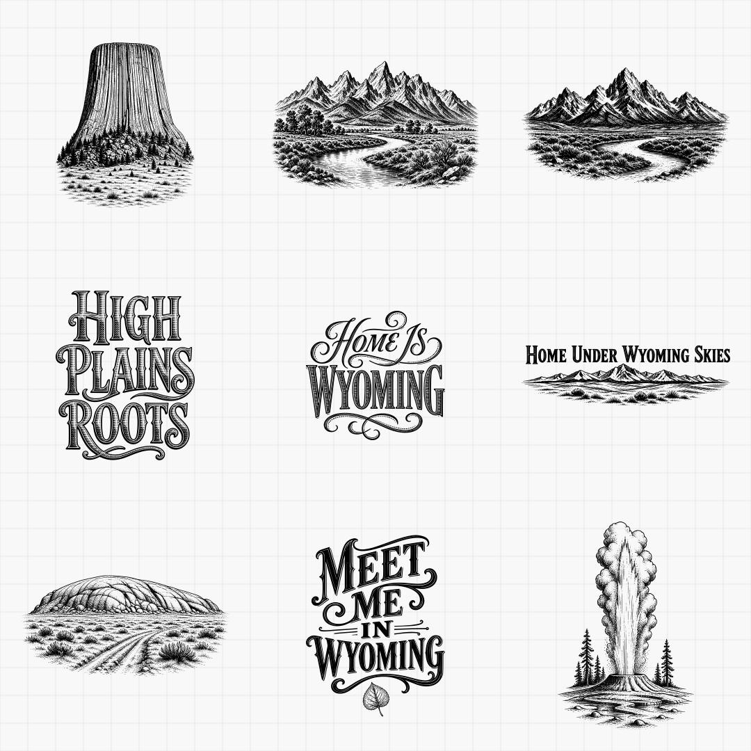 Wyoming State Pride & Travel Designs - Thumbnail 2