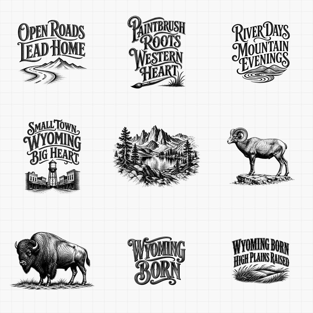 Wyoming State Pride & Travel Designs - Thumbnail 3