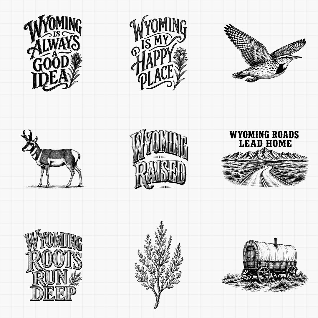Wyoming State Pride & Travel Designs - Thumbnail 5