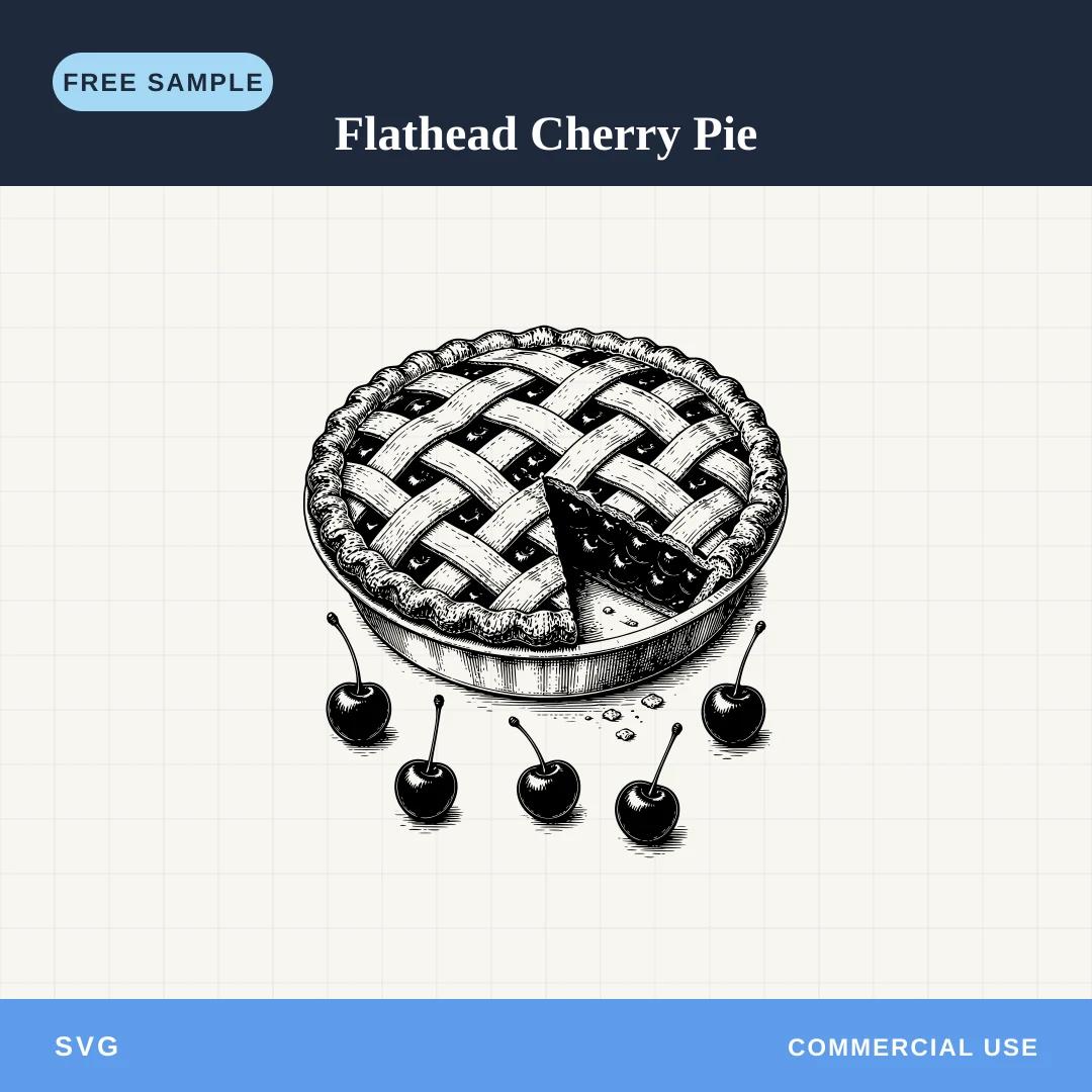 Free Flathead Cherry Pie SVG