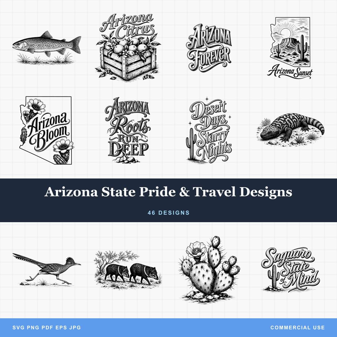 Arizona State Pride & Travel Designs