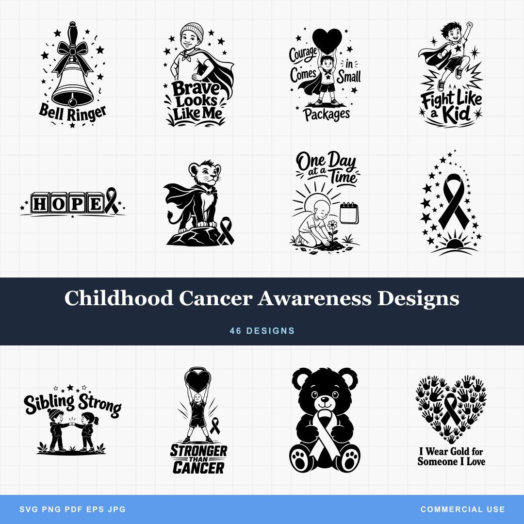 Childhood Cancer Awareness Designs