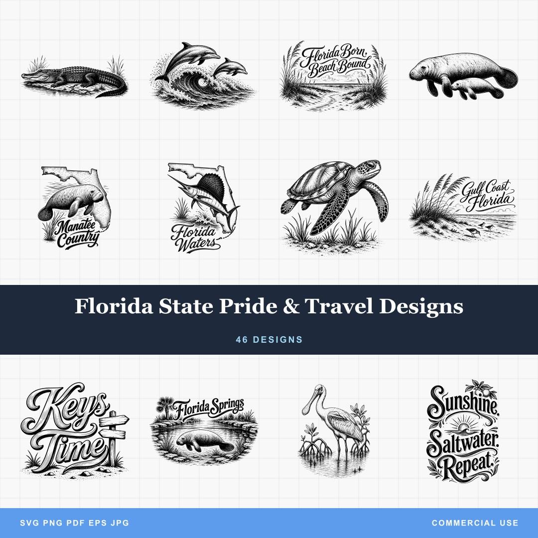 Florida State Pride & Travel Designs