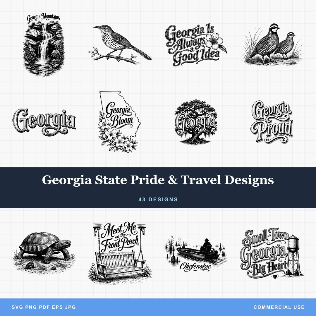 Georgia State Pride & Travel Designs