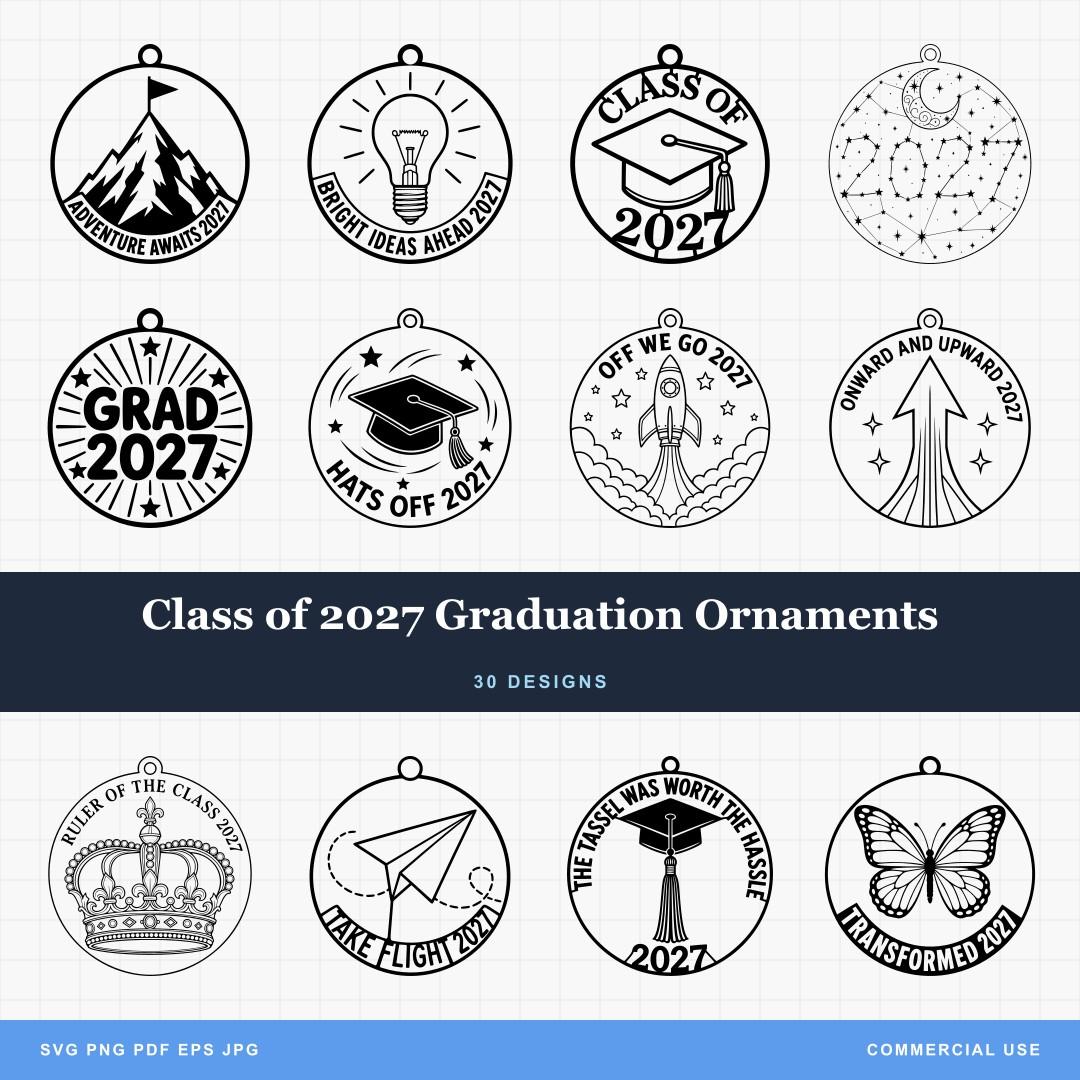 Class of 2027 Graduation Ornaments