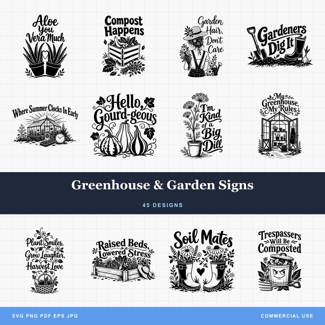 Greenhouse & Garden Signs