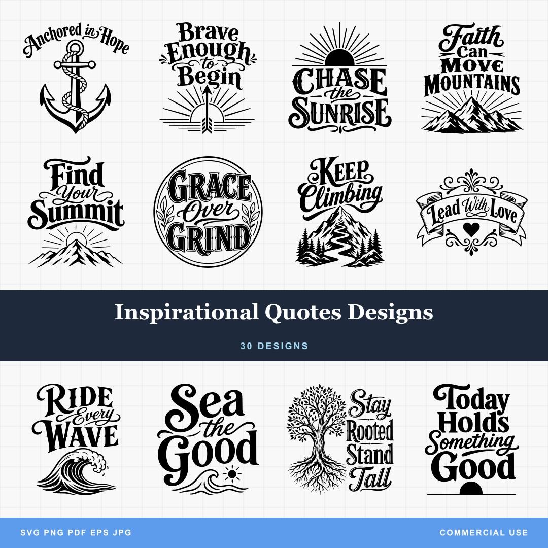 Inspirational Quotes Designs