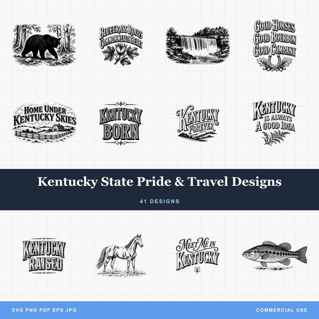 Kentucky State Pride & Travel Designs