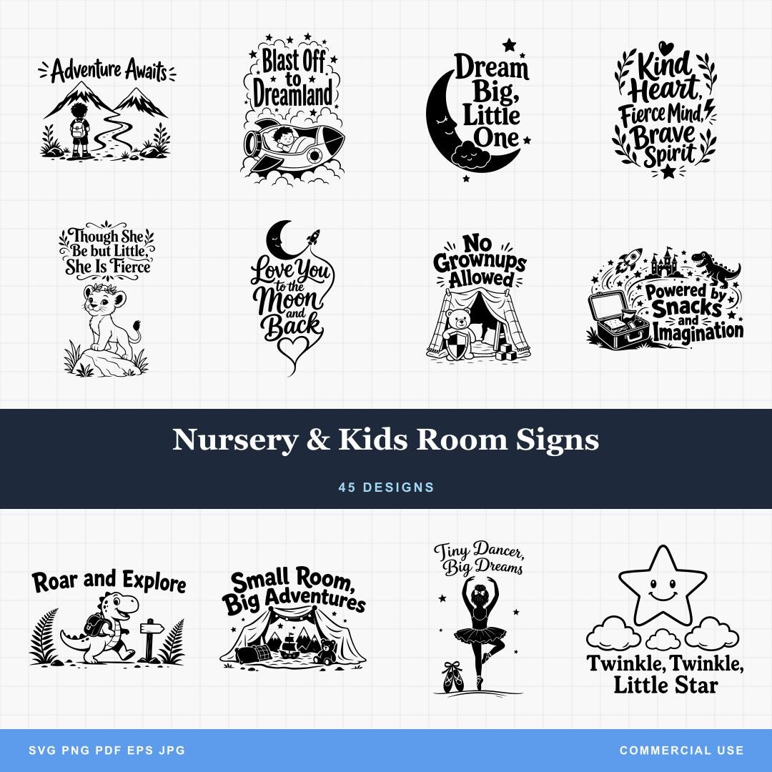 Nursery & Kids Room Signs