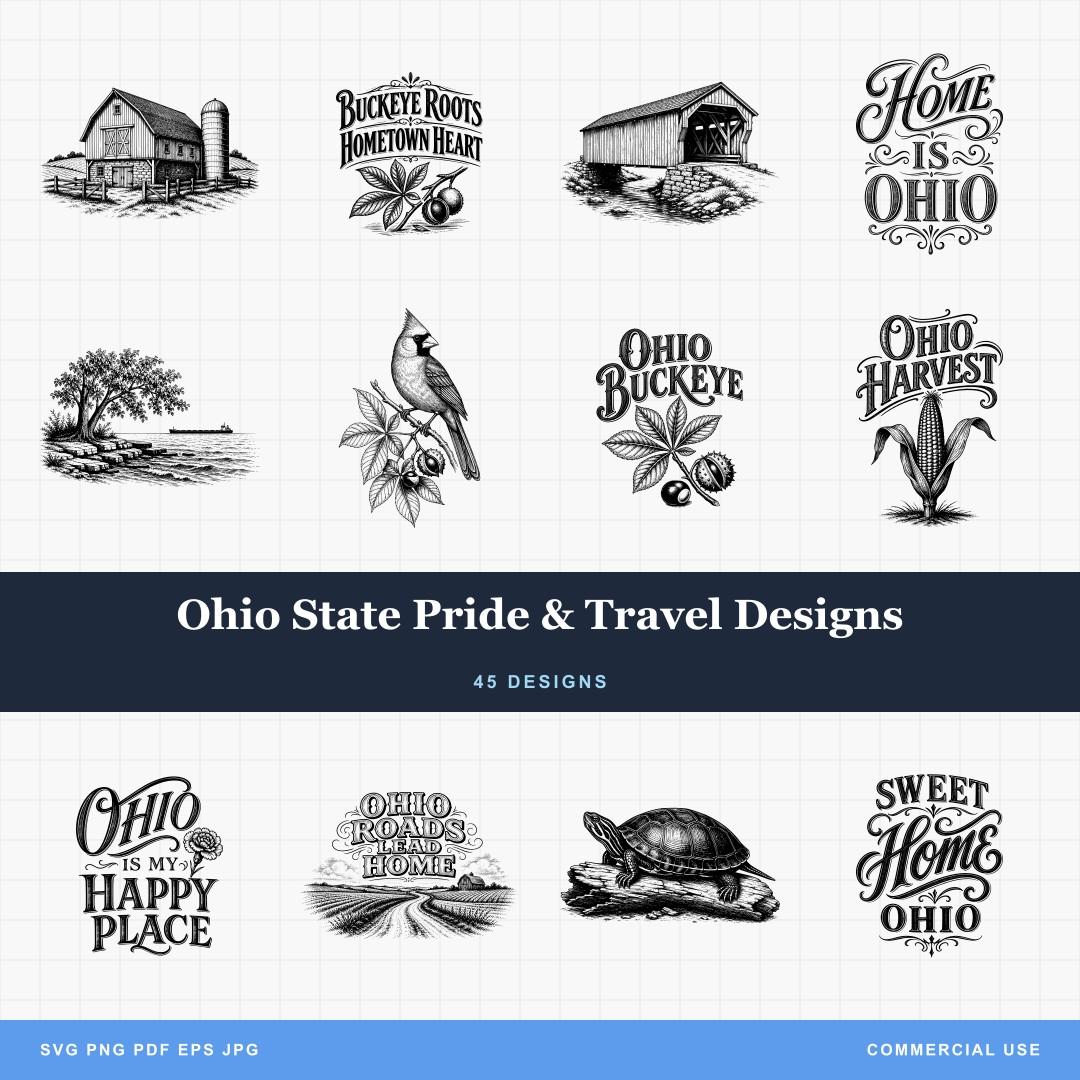 Ohio State Pride & Travel Designs
