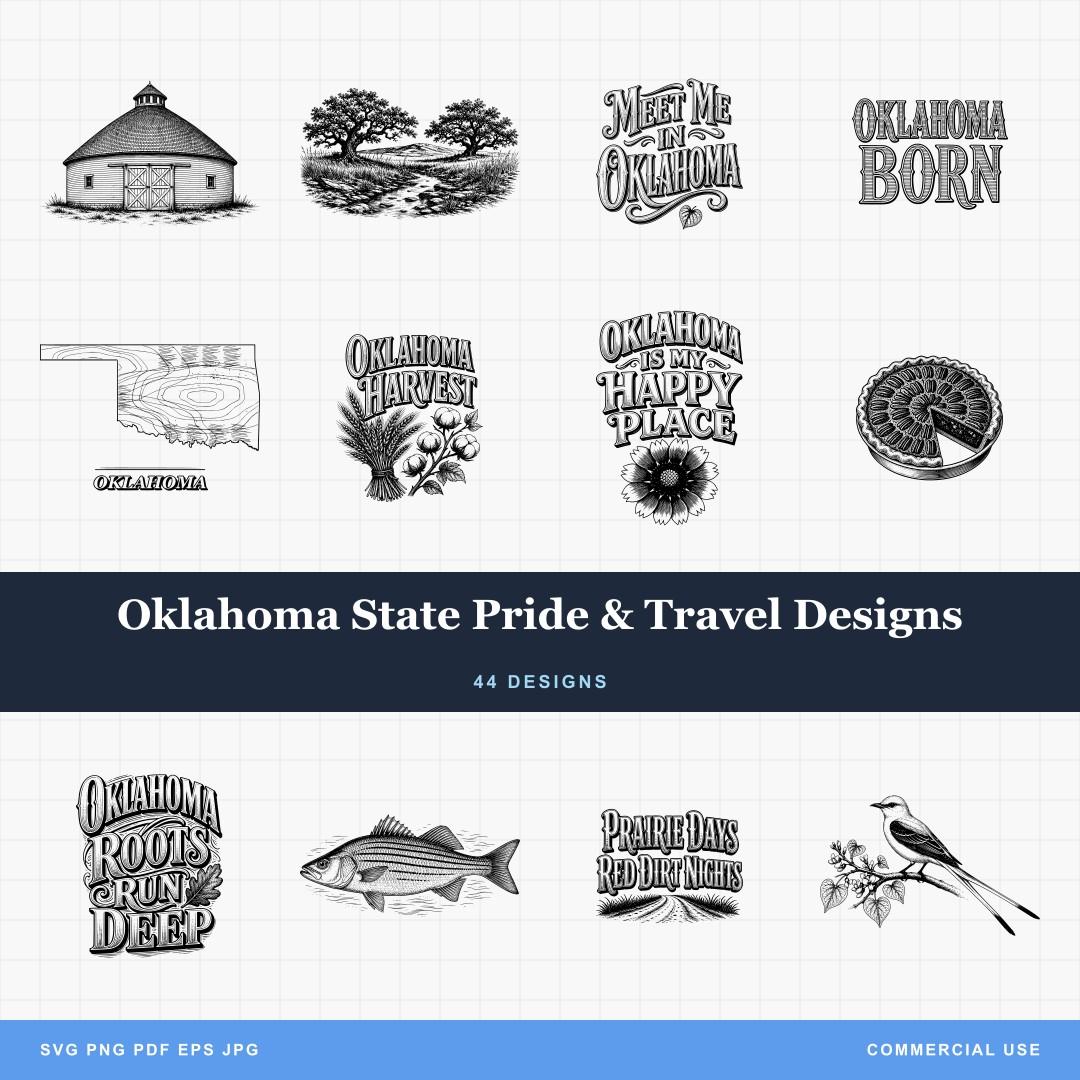 Oklahoma State Pride & Travel Designs