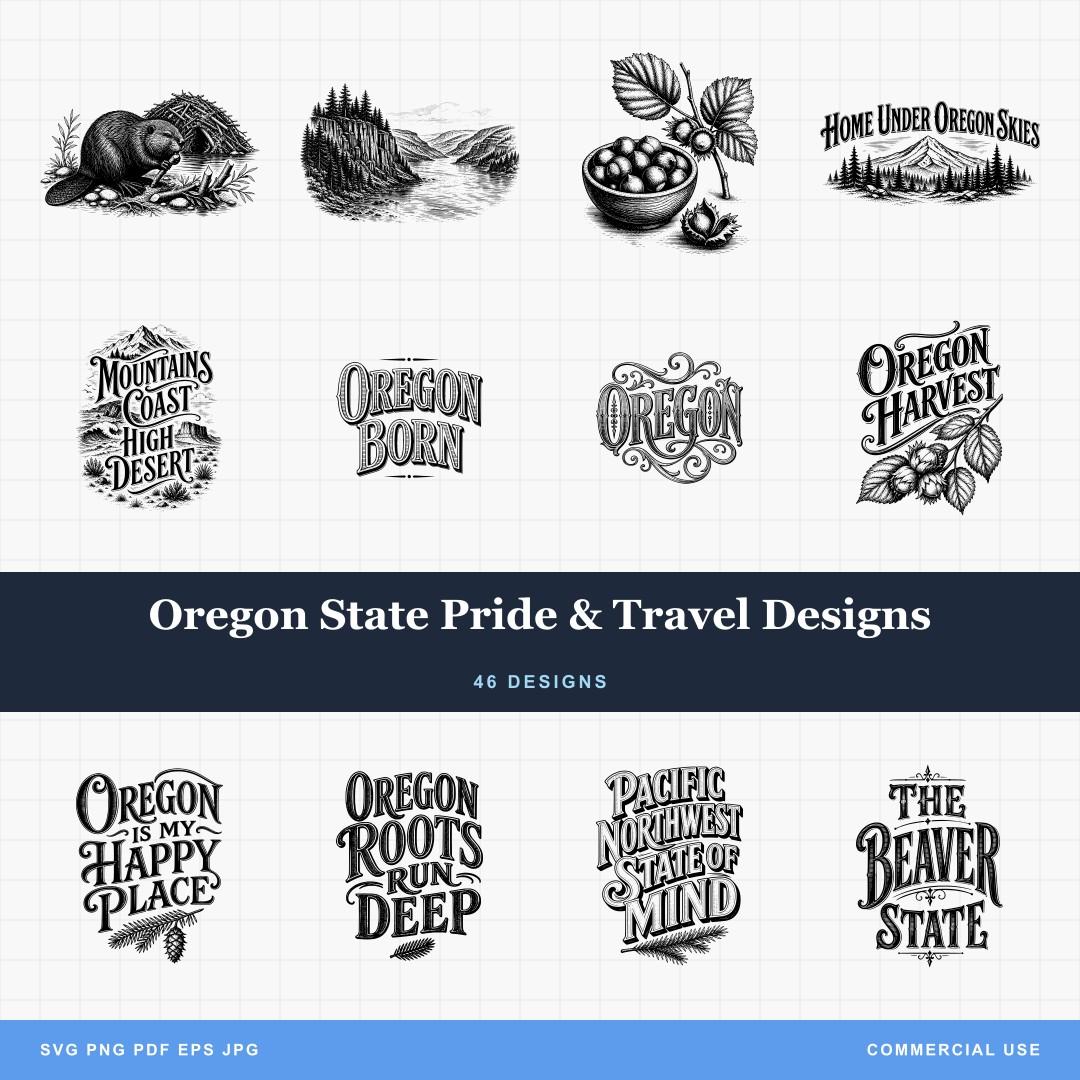 Oregon State Pride & Travel Designs