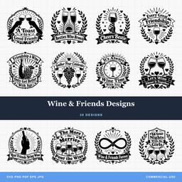 Wine & Friends Designs