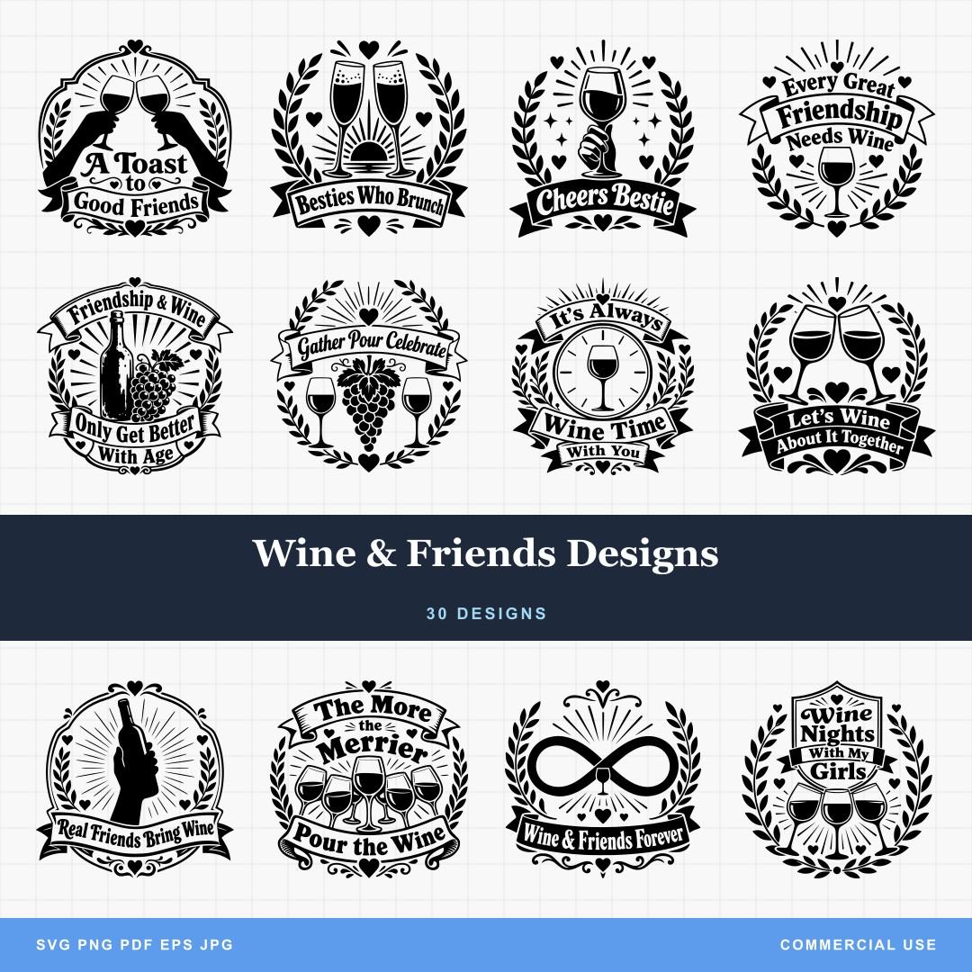 Wine & Friends Designs